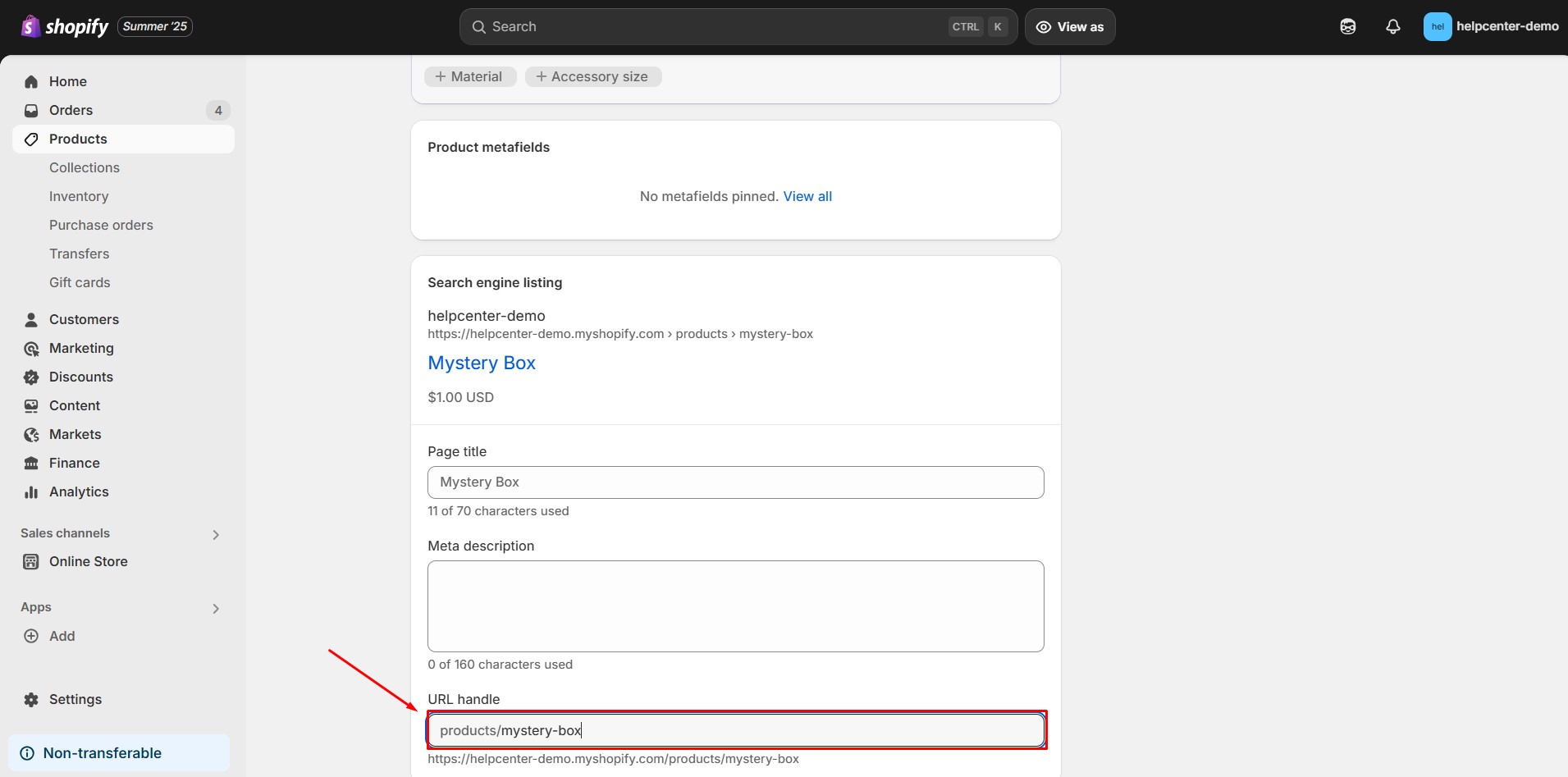 change-url-handle-product-url