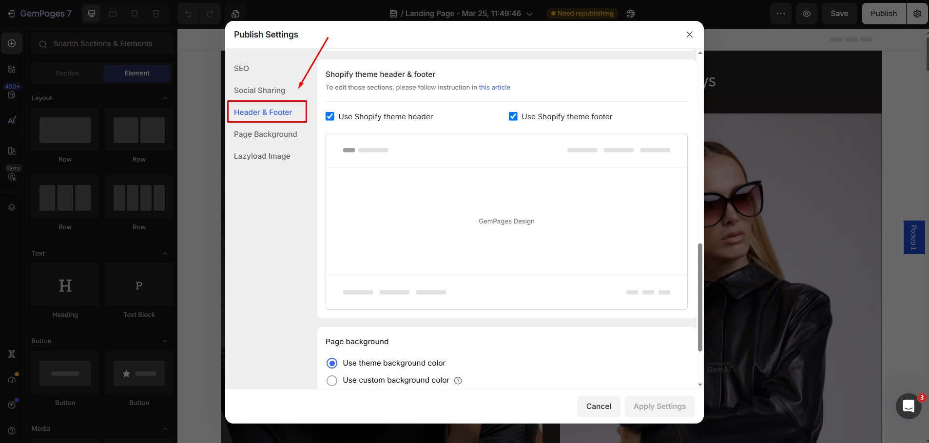 publish-setting-header-footer