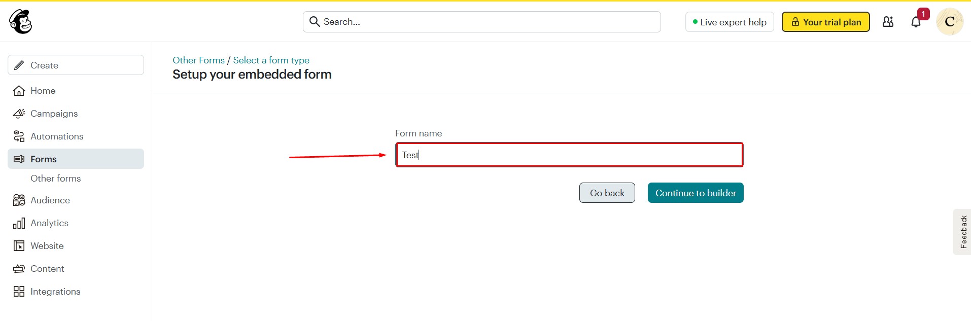mailchimp-enter-form-name