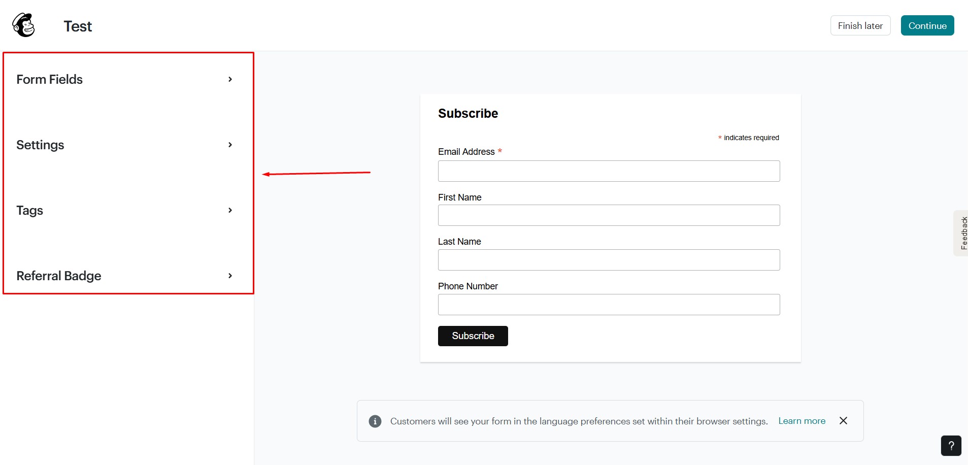mailchimp-customize-form