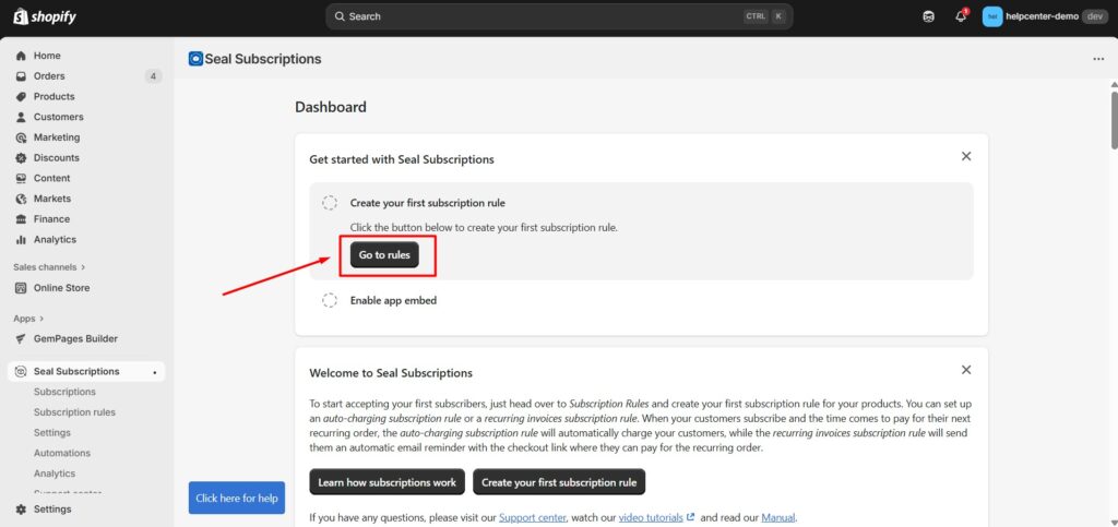 Seal Subscriptions - Help Center