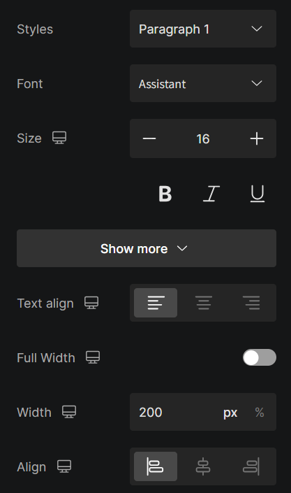 Tab Element - Help Center