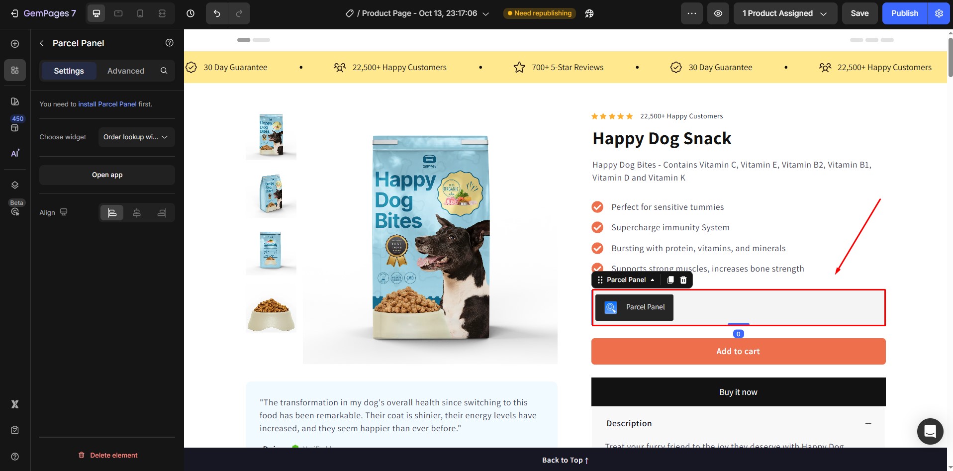 parcel-panel-tracking-add-element