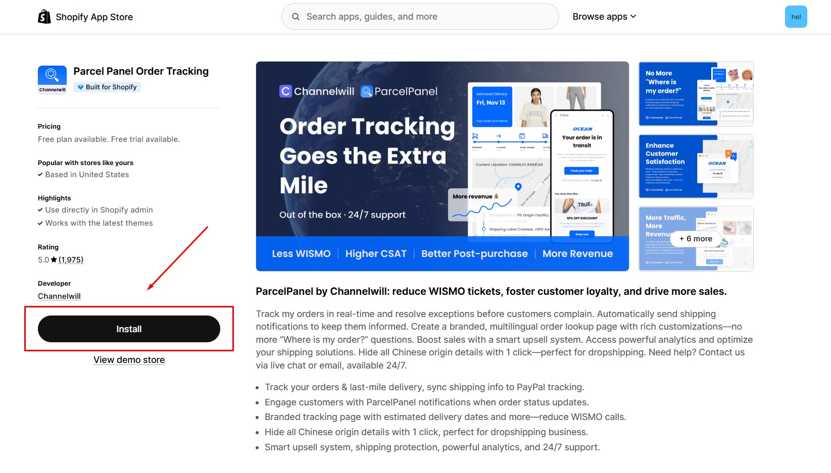 parcel-panel-tracking-install