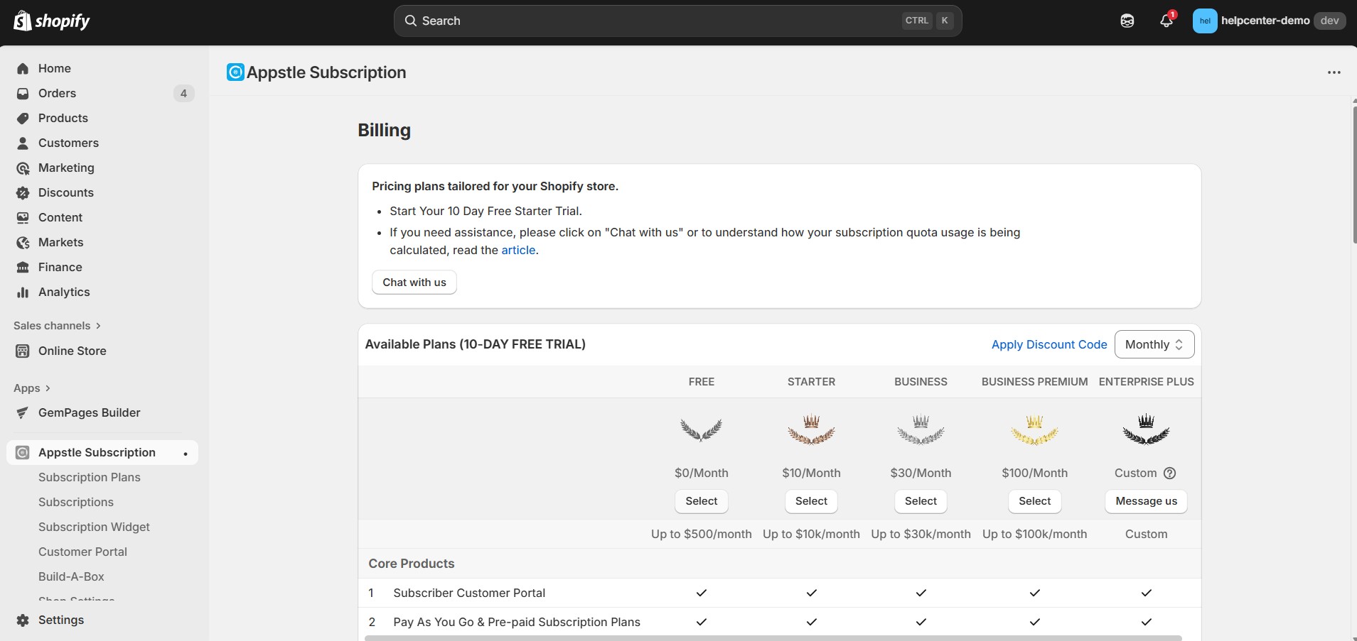 appstle-subscriptions-billing