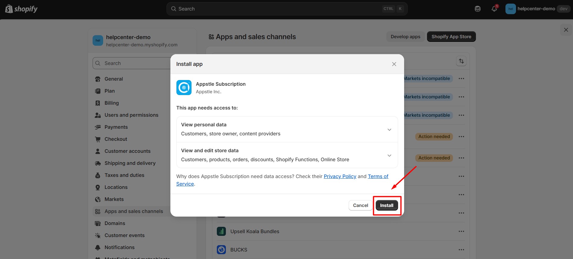 appstle-subscriptions-install-confirm