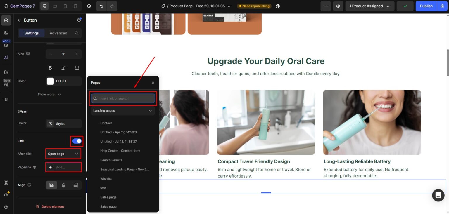 Button Element - Help Center