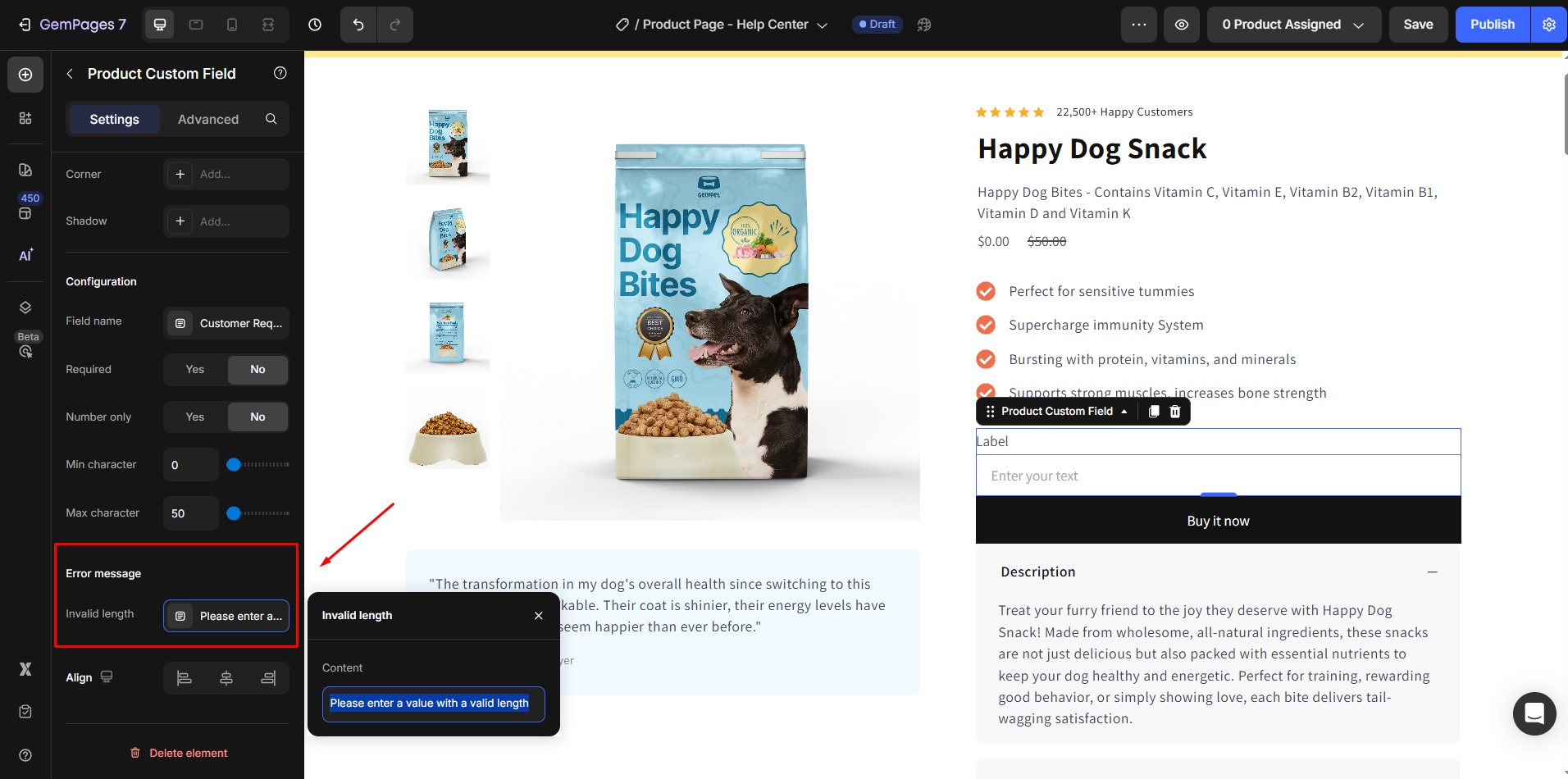 product-custom-field-error-message