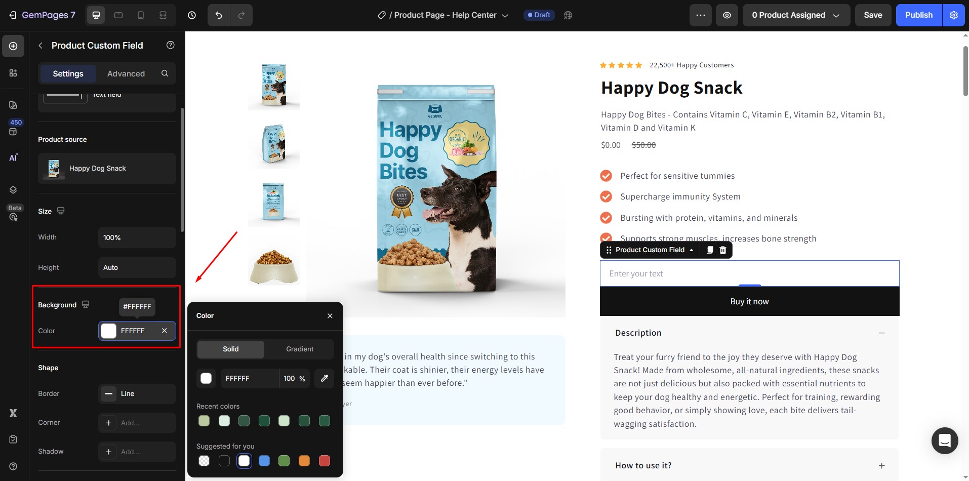 product-custom-field-background