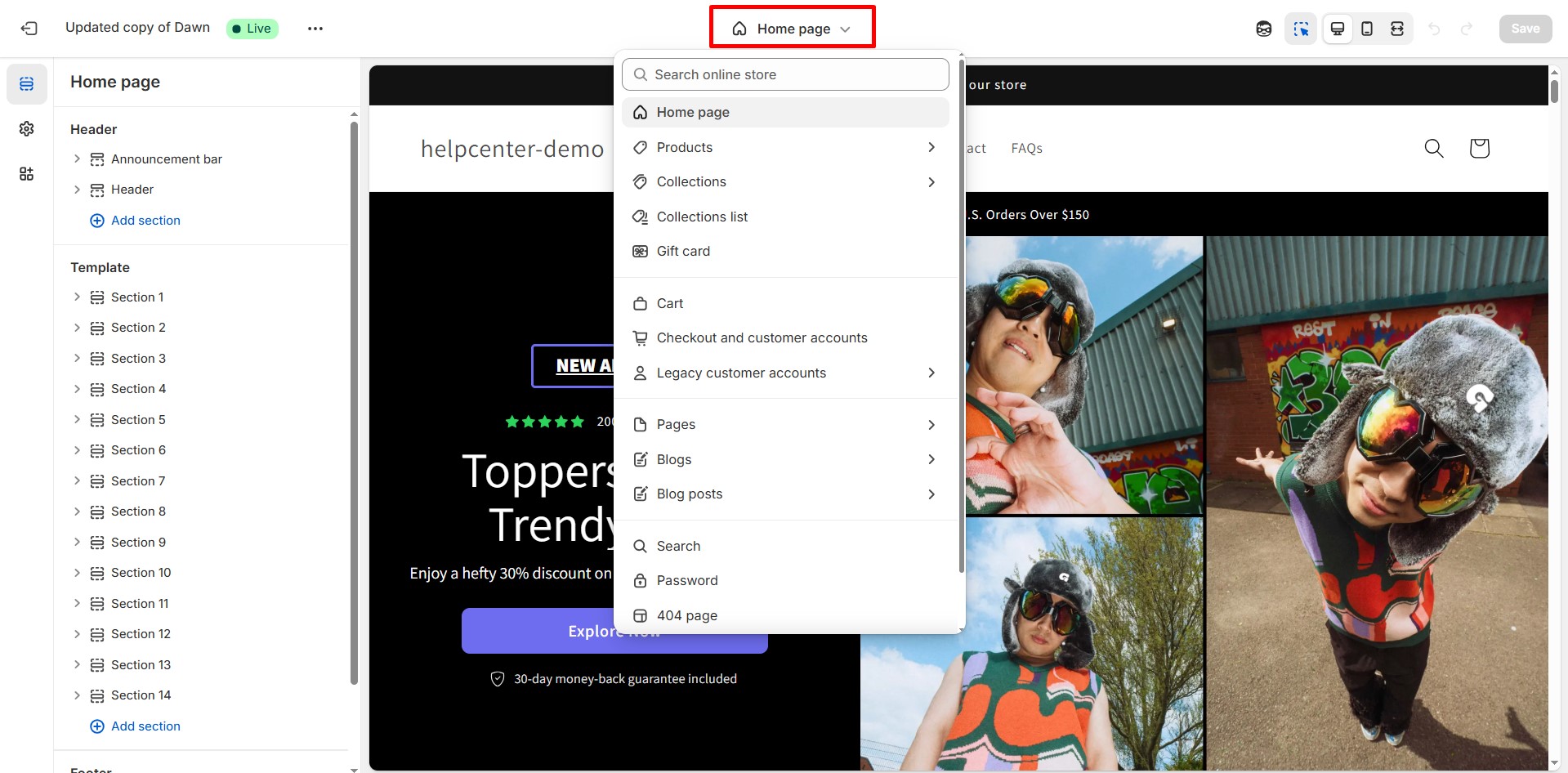 add-footer-select-page