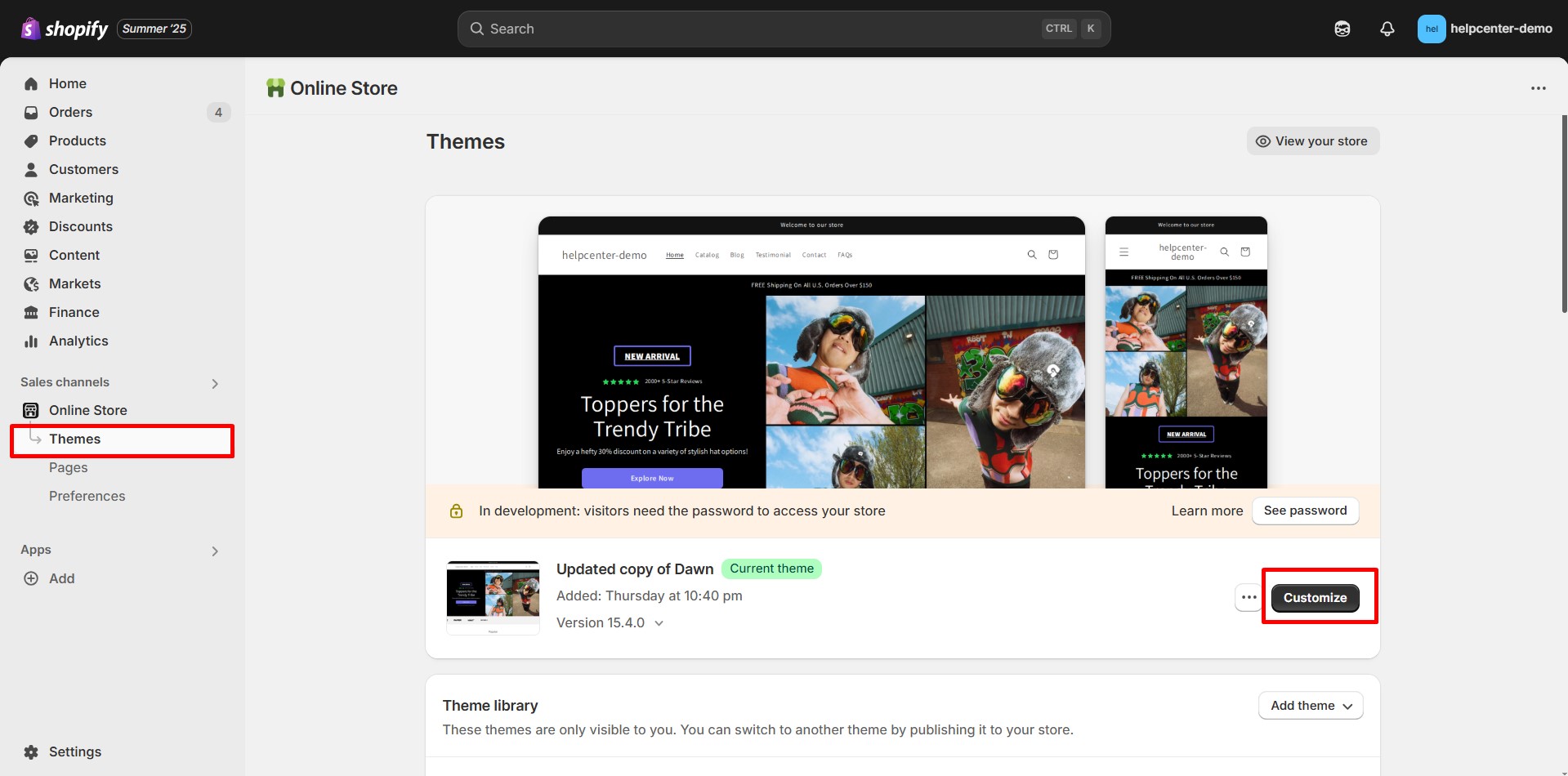 add-footer-customize-theme