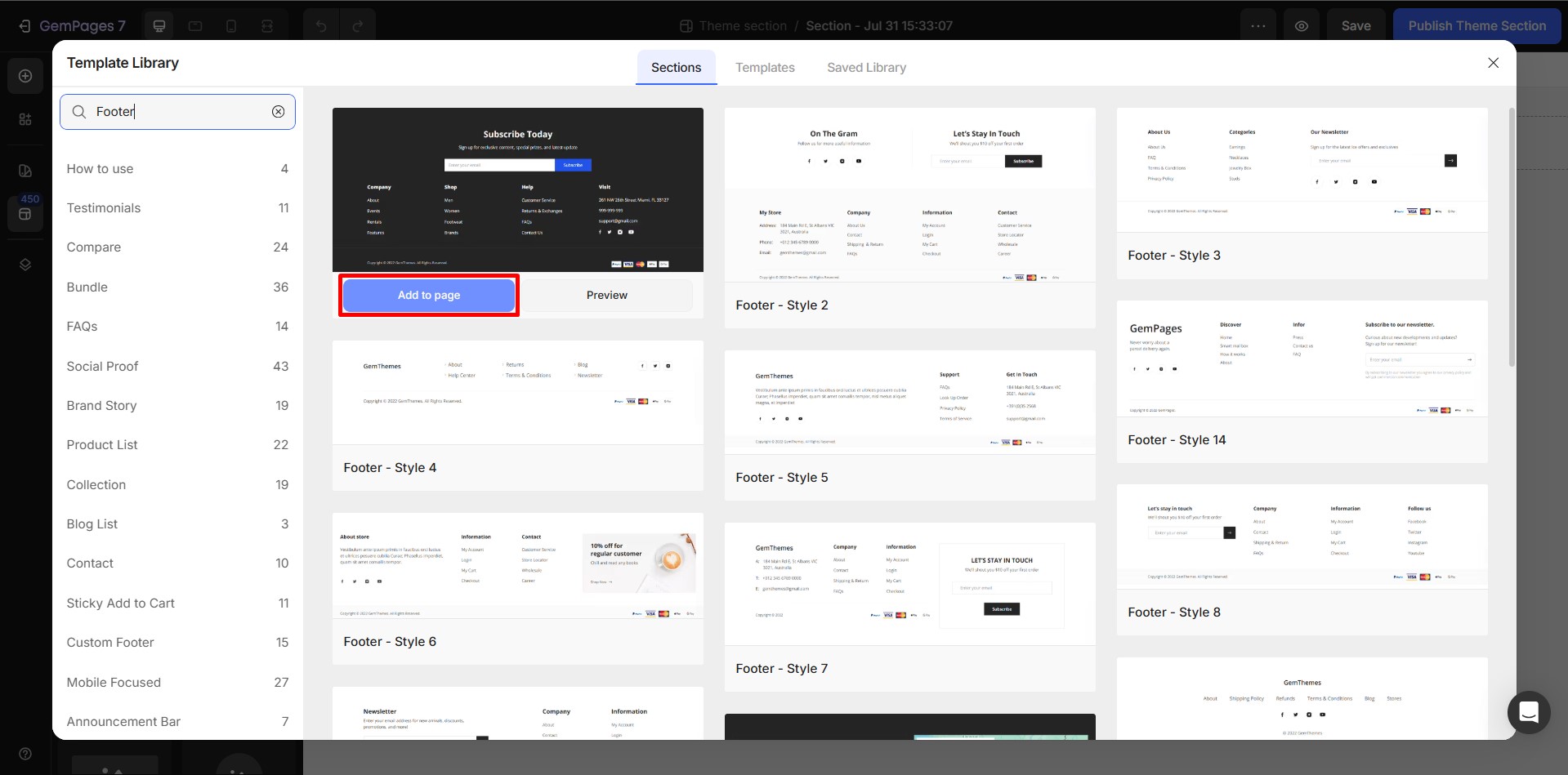 add-footer-create-add-to-page