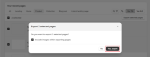 Import and Export Templates - Help Center