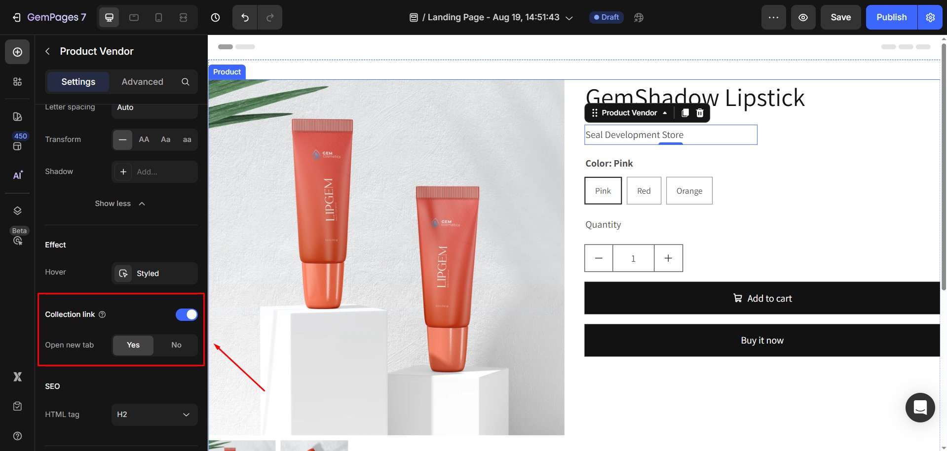 product-vendor-collection-link