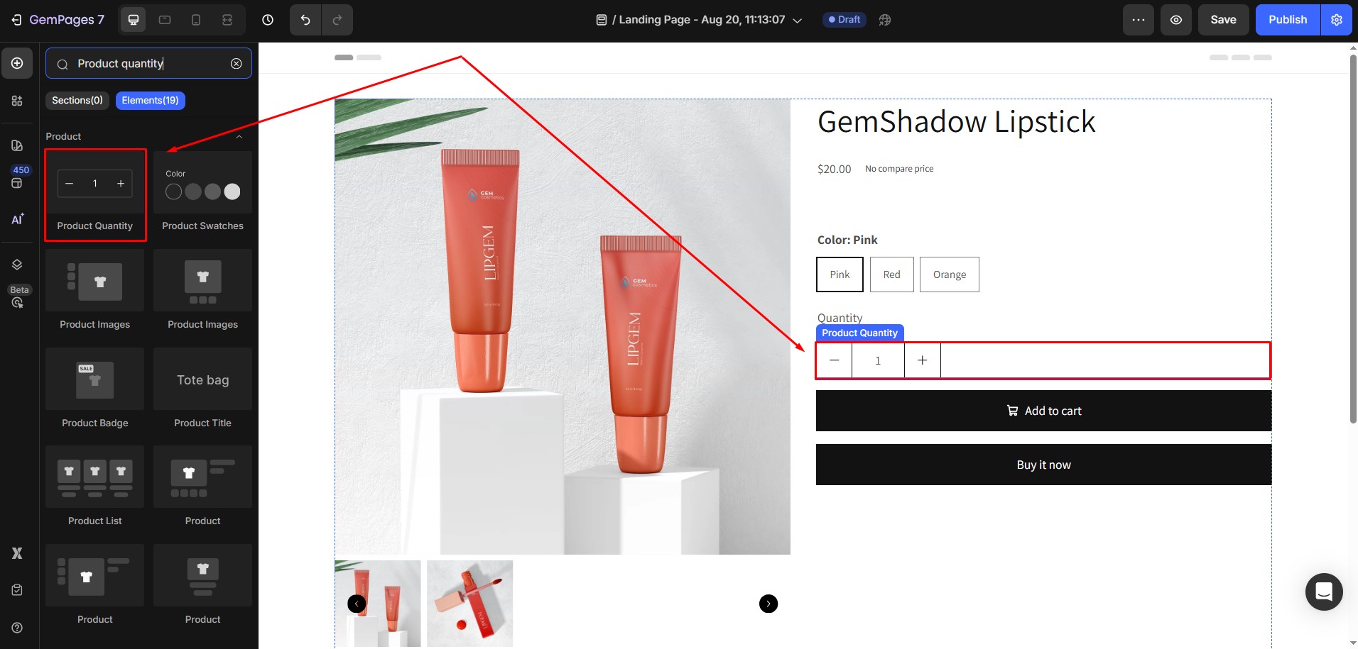product-quantity-drag-drop