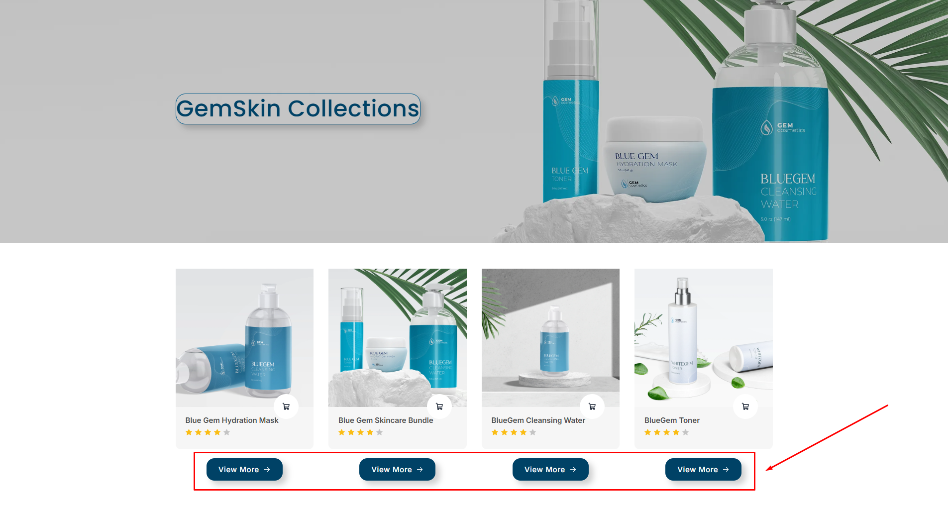 product view more button example