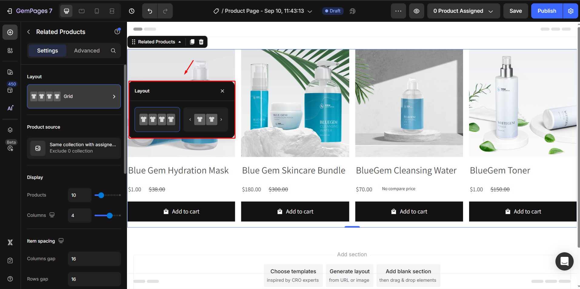 related-product-element-layout