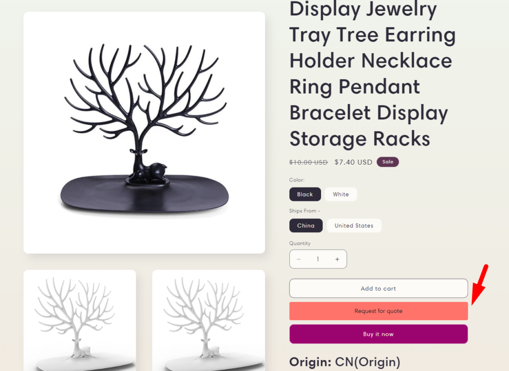 after adding add to quote button in O:request and hide price