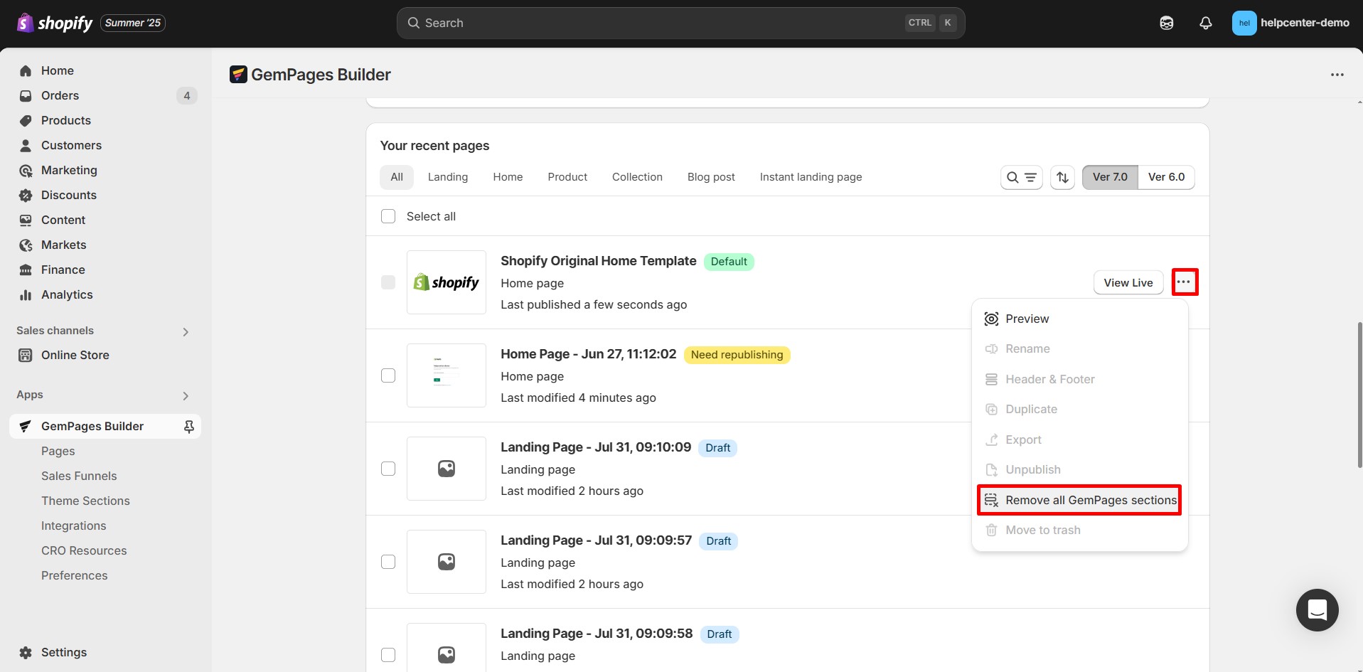 edit-shopify-original-remove-gempages-section