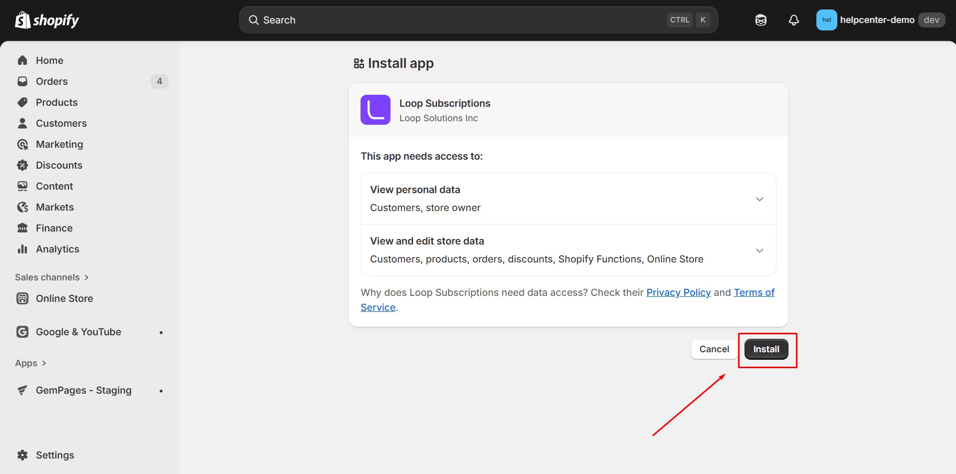 loop-subscription-install-confirm