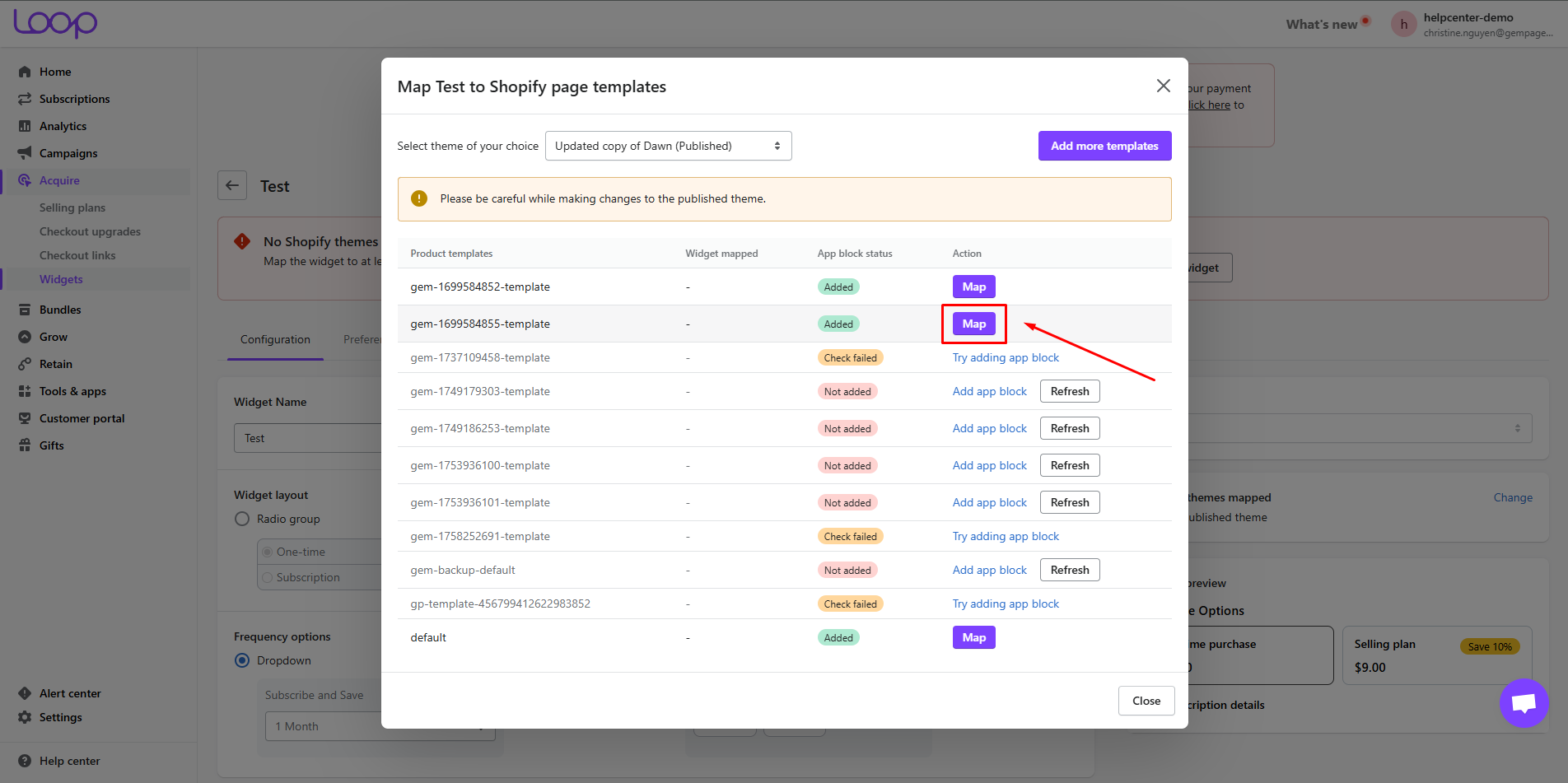 loop-subscription-map