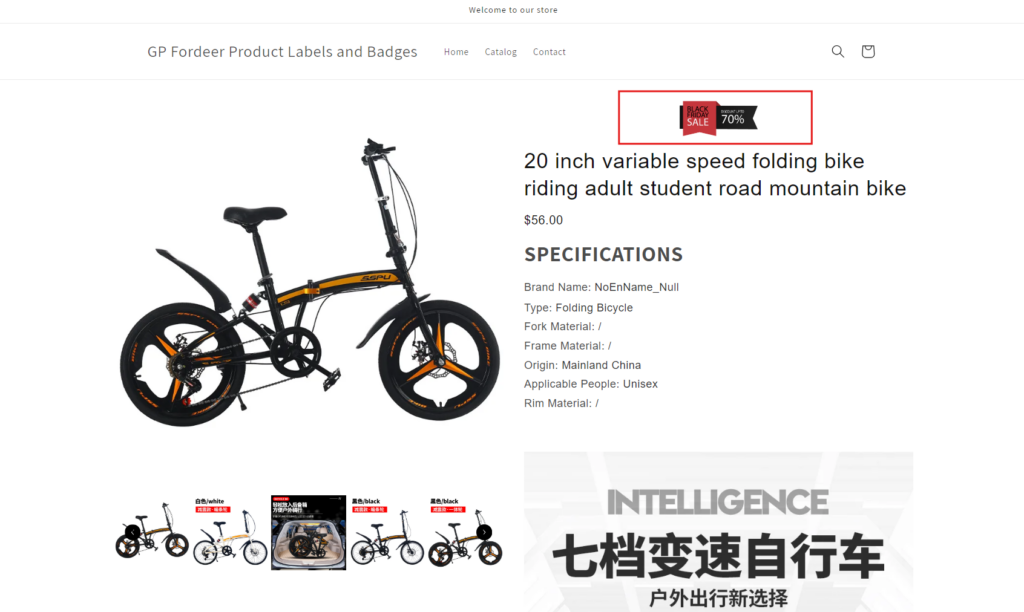 after using Fordeer Product Labels & Badges