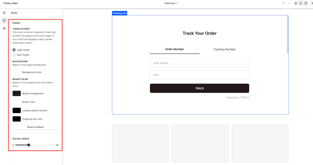 style in 17TRACK Order Tracking‑PaySync