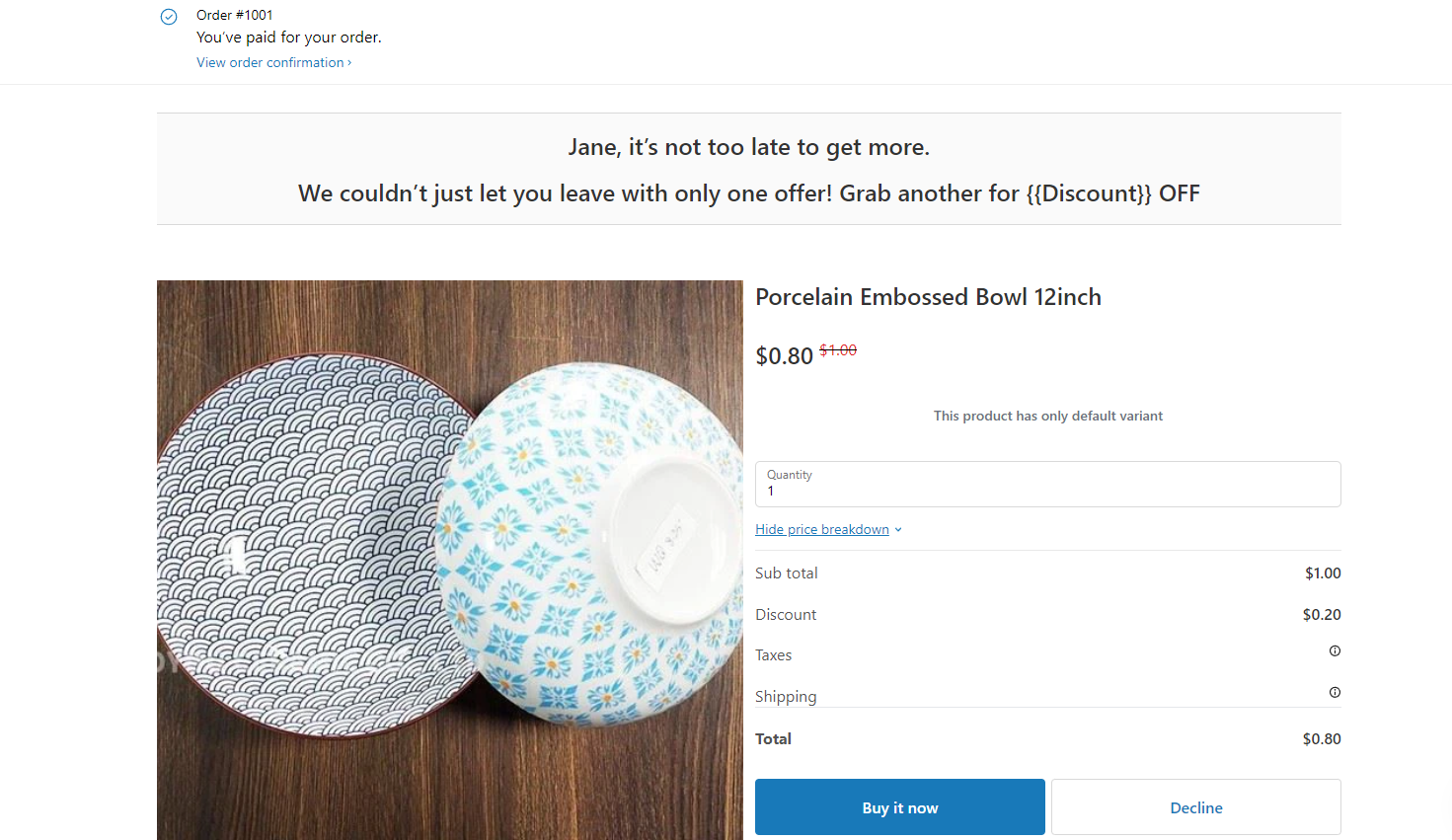 customize-upsell-page. 