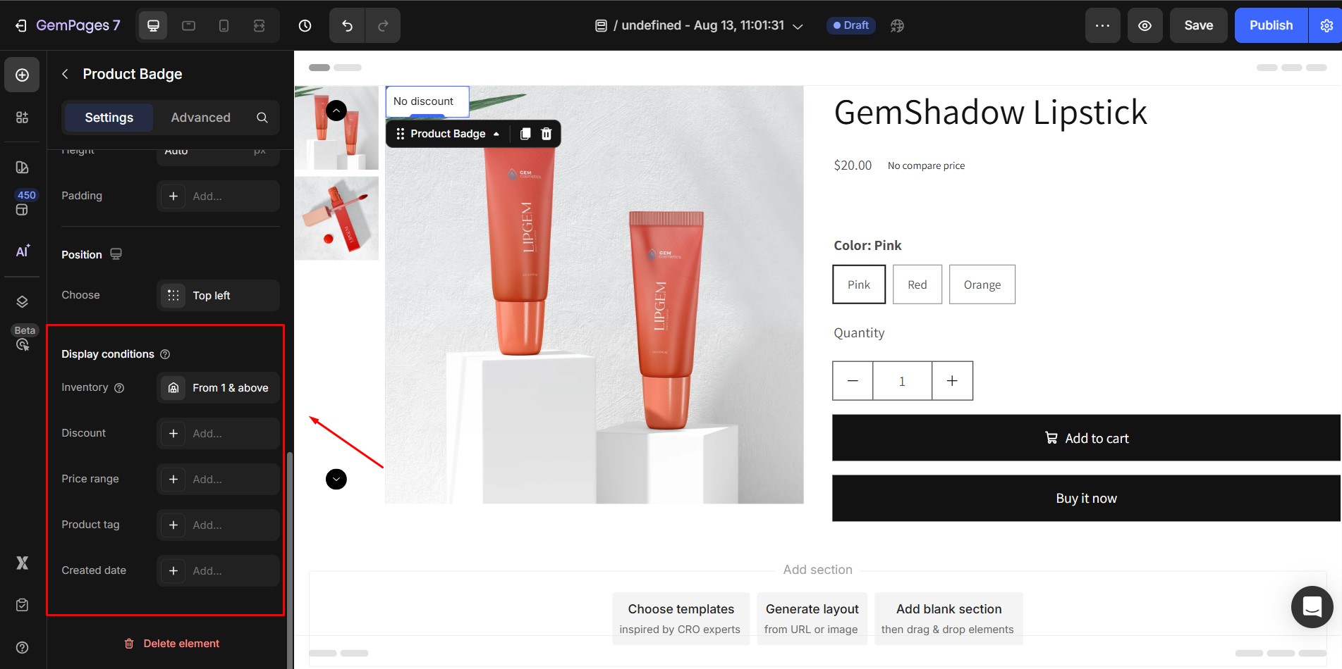 product-badge-display-condition