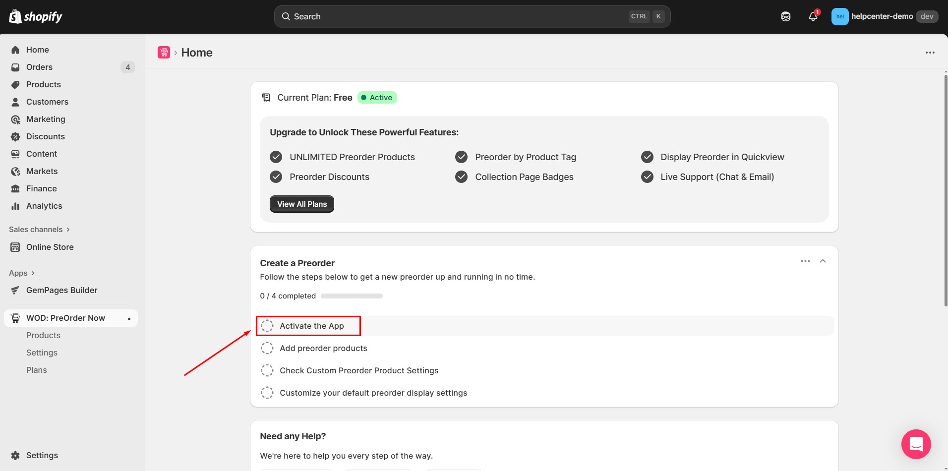 wod-preorder-activate-app