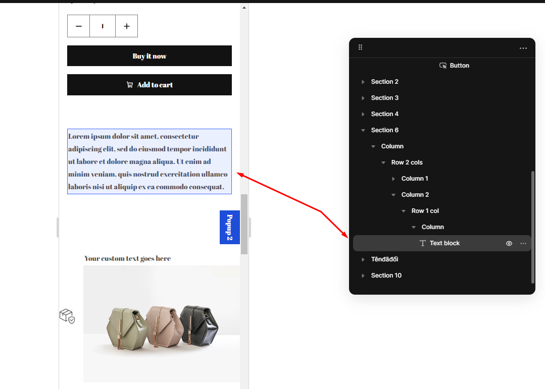 Layer Tree highlight