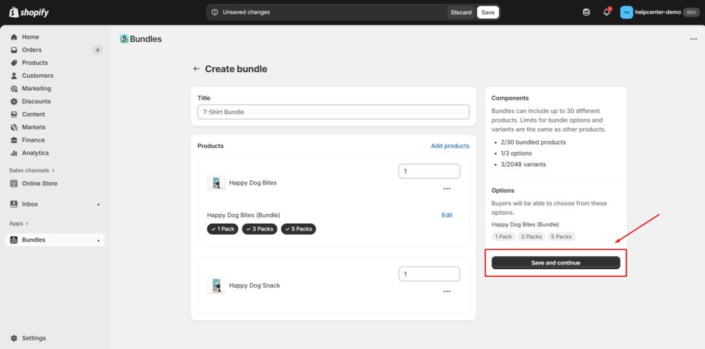 Shopify Bundles - Help Center