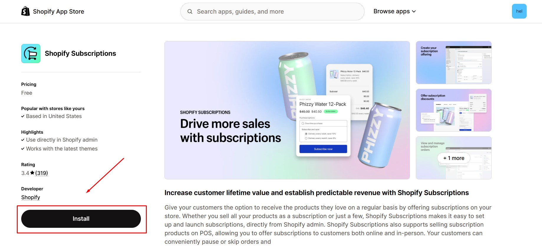 shopify-subscription-install