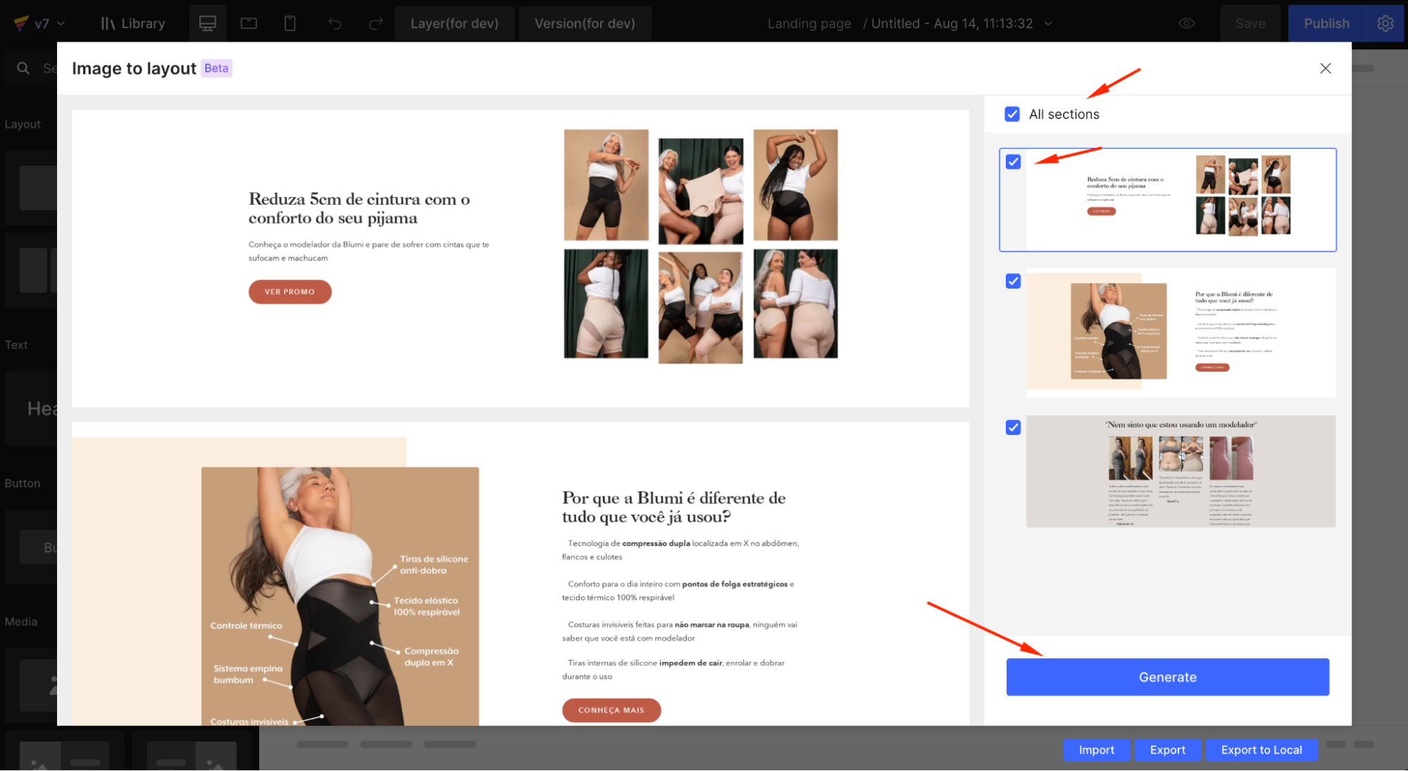 image-to-layout-generate-sections