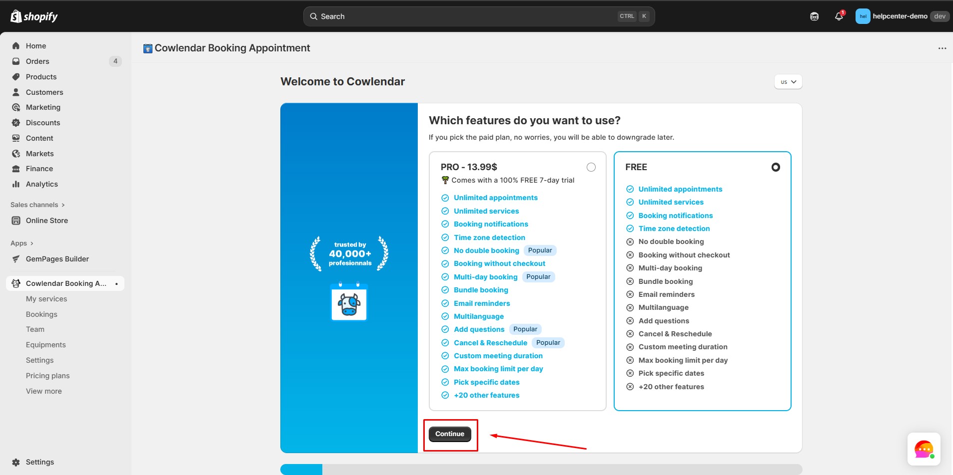 cowlendar-choose-pricing-plan