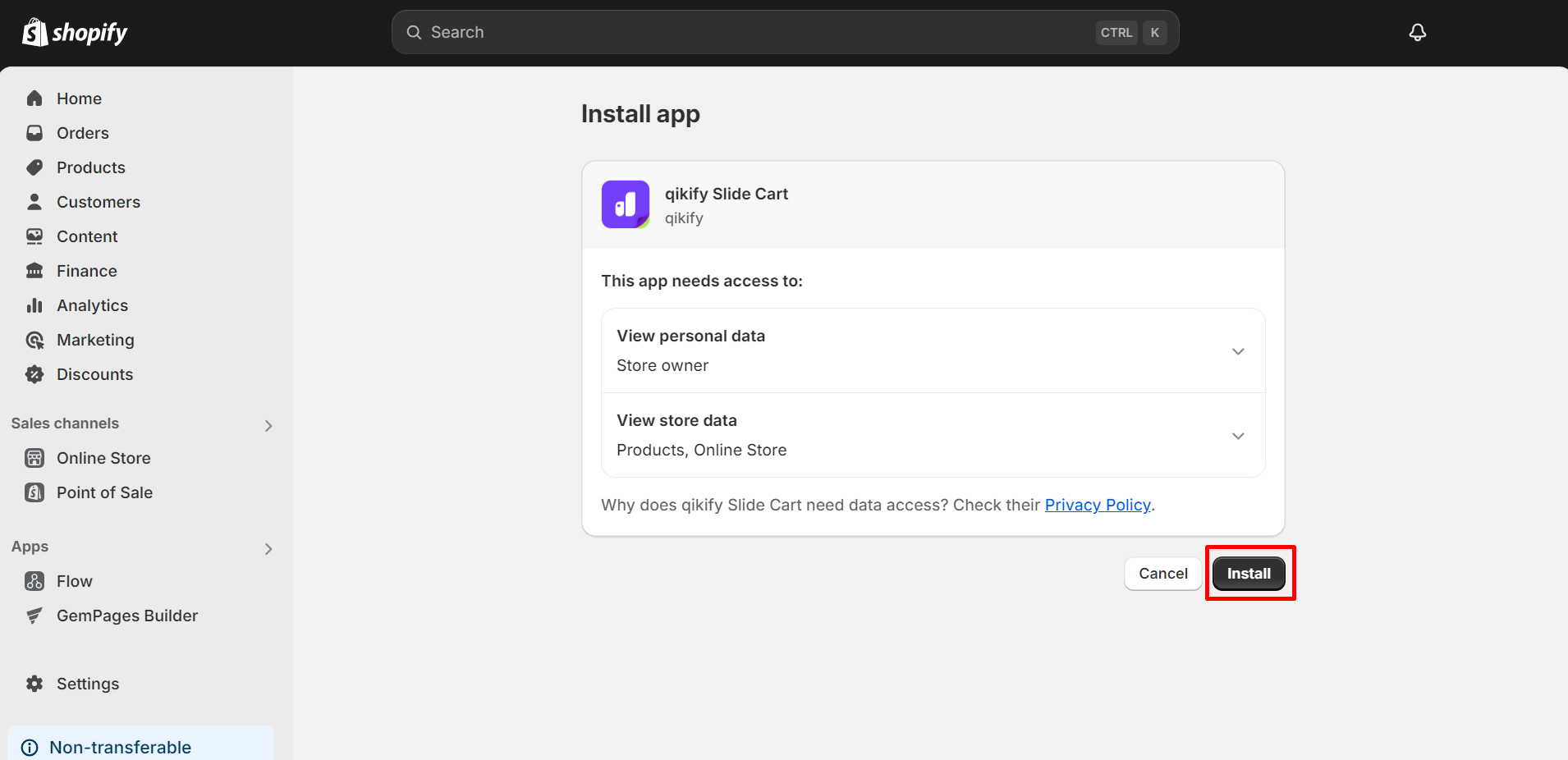 install-qikify-slide-cart-2