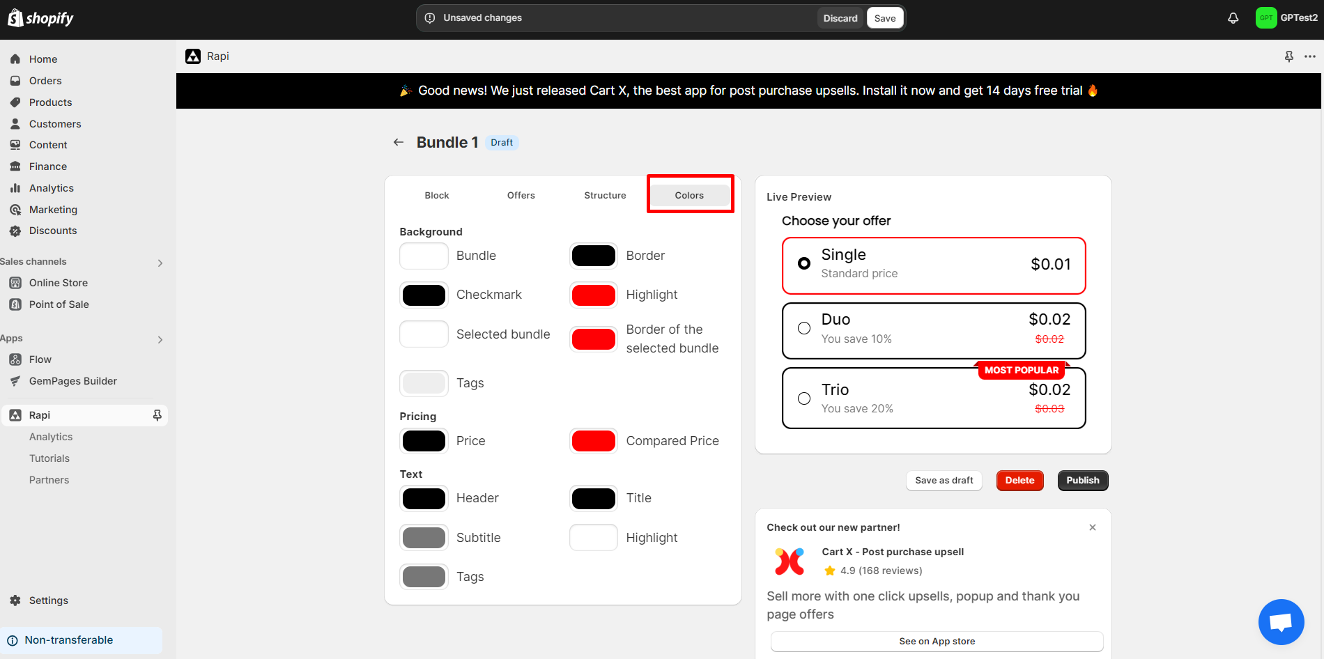 bundle-color-setting