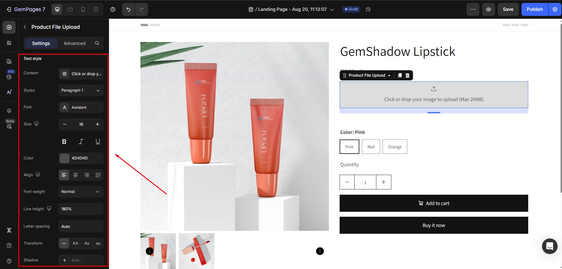 product-file-upload-text-style