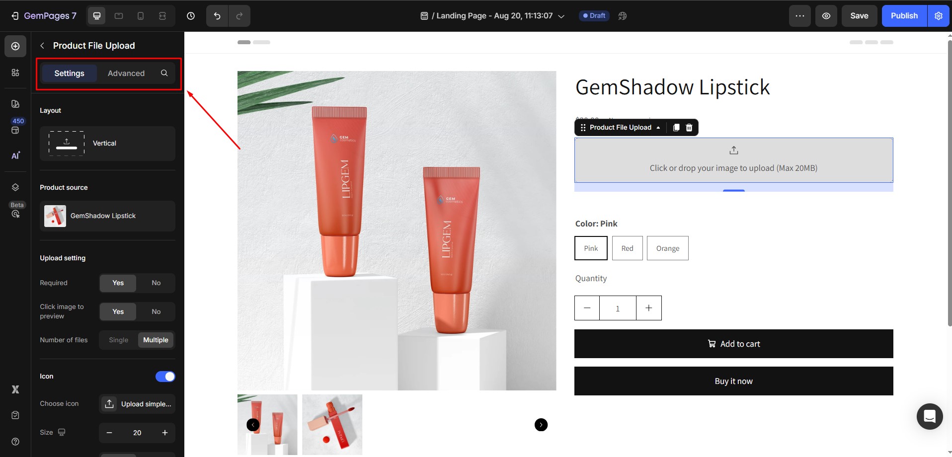 product-file-upload-setting-tabs