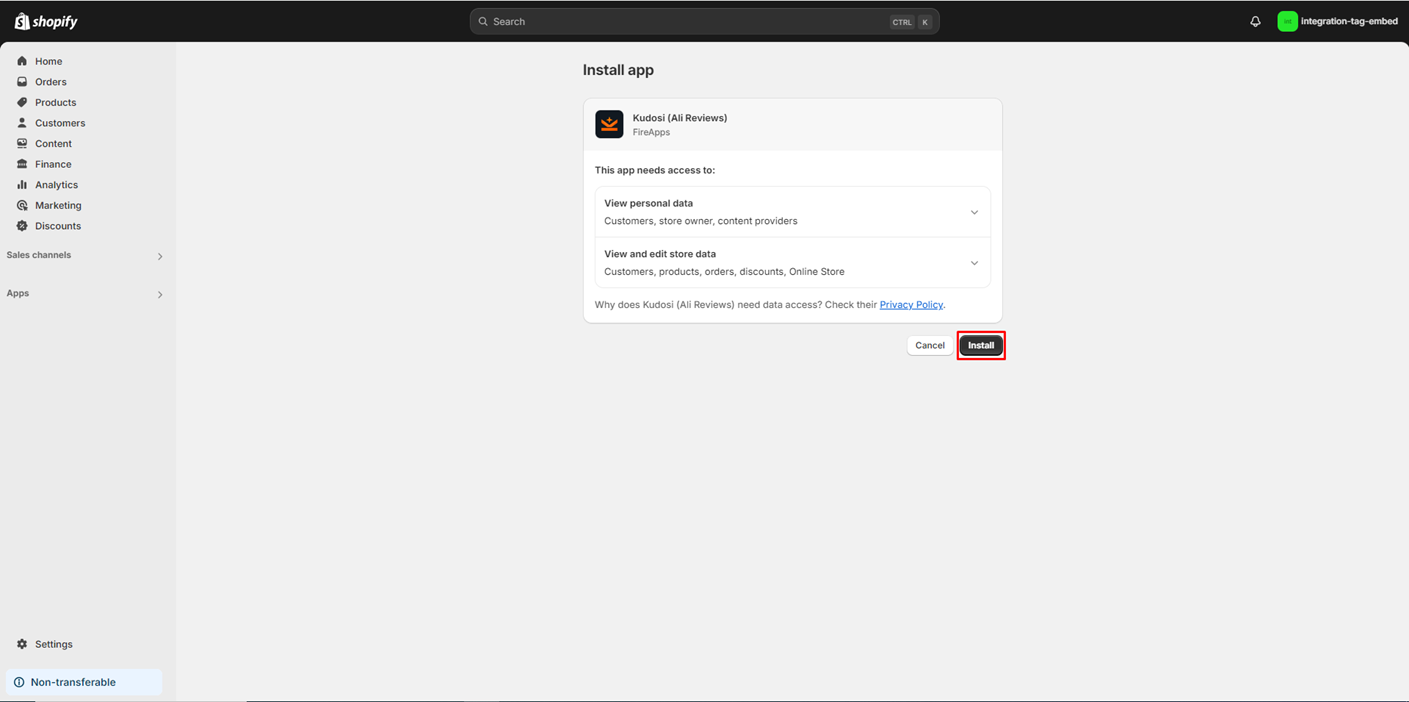 provide-app-with-access
