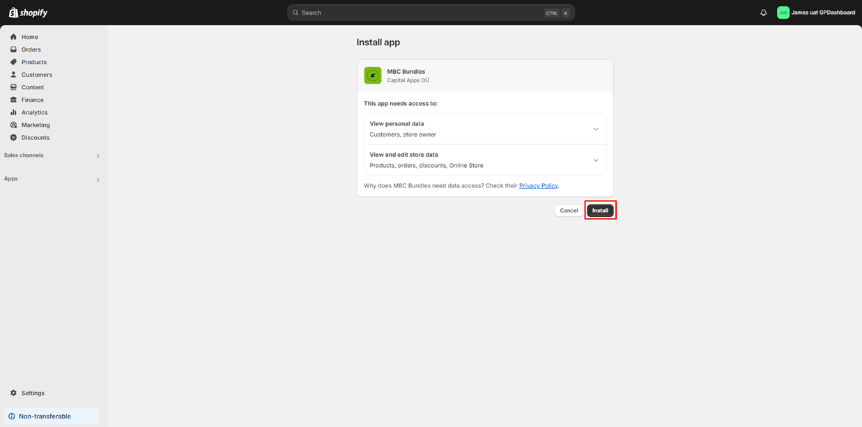 provide-app-with-access