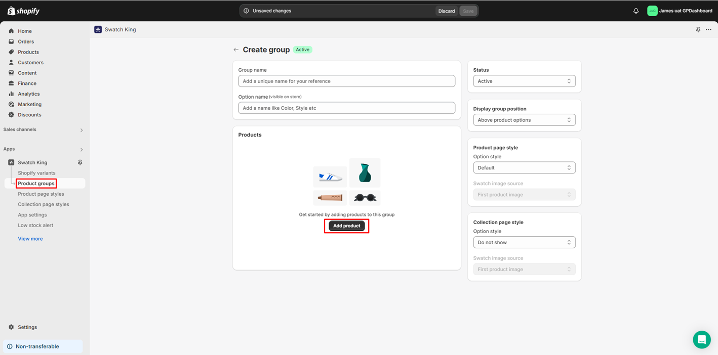 select-product-groups