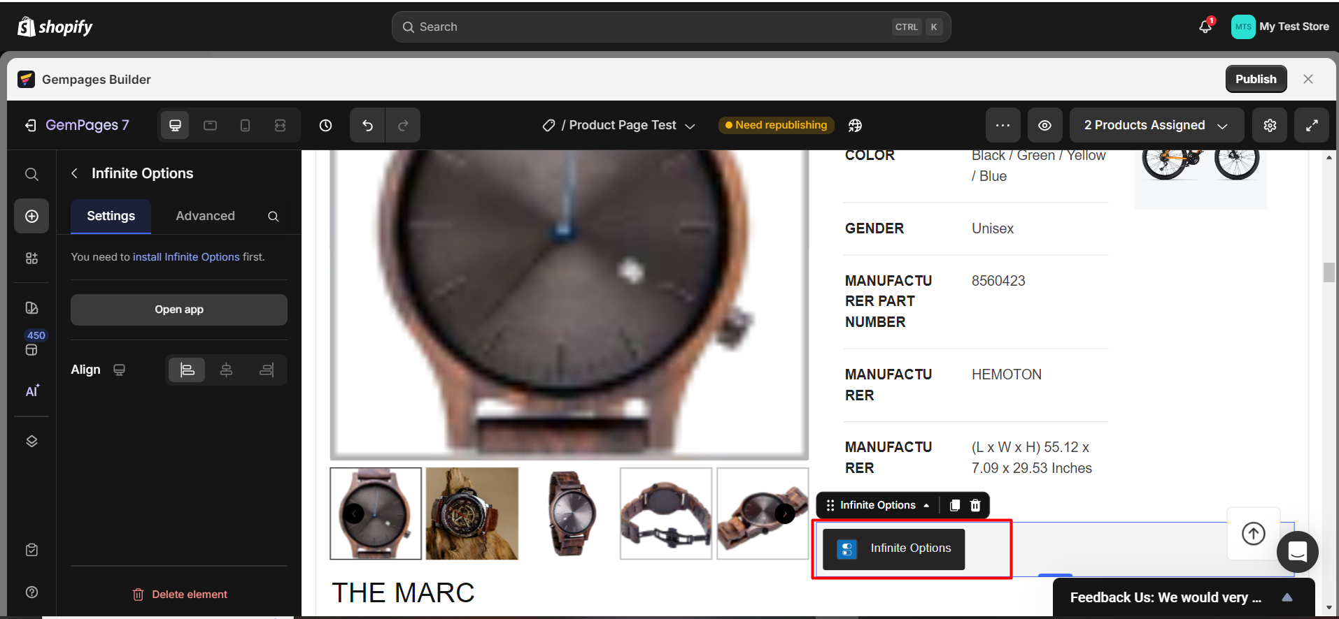 infinite-product-options-drag-drop-element