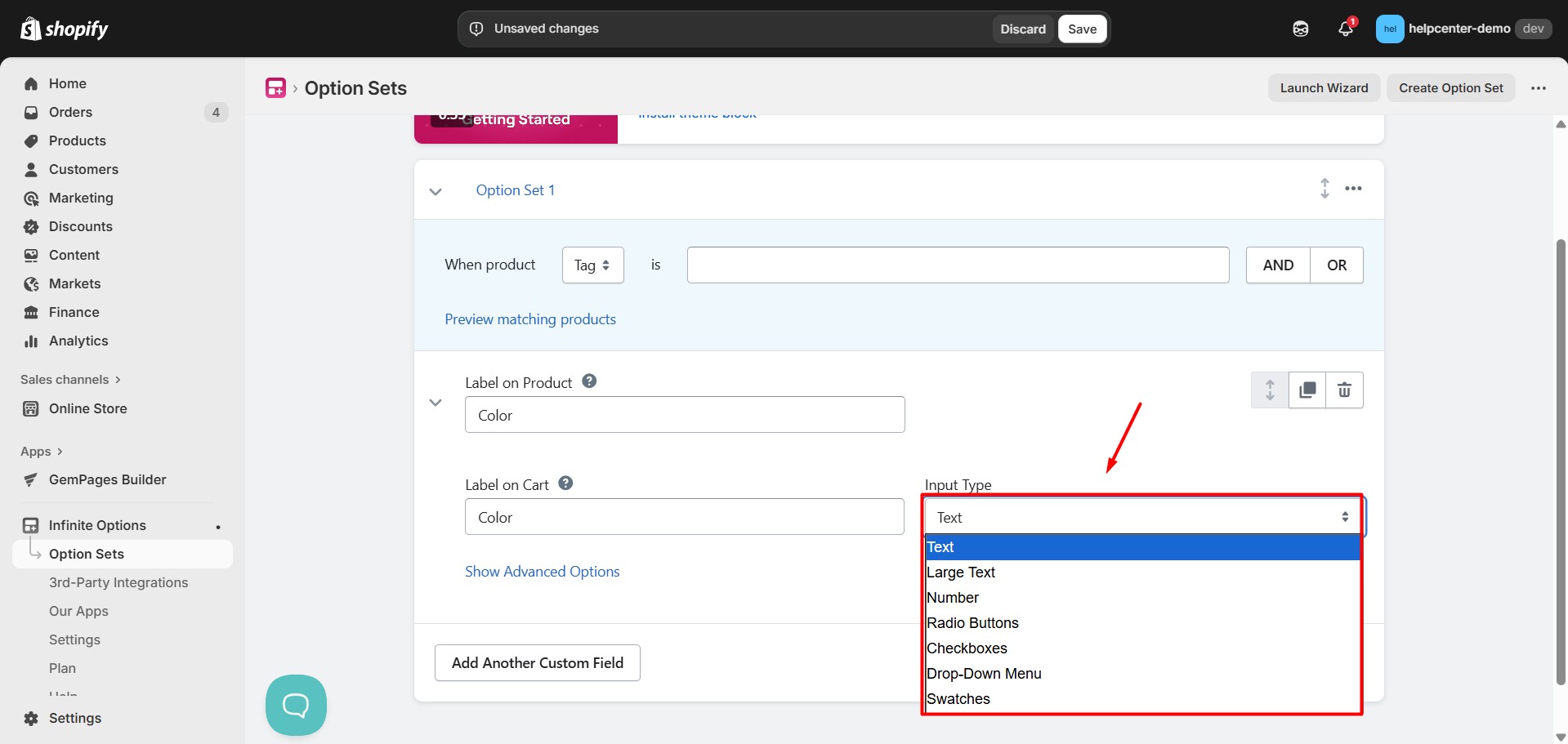 infinite-product-options-input-type