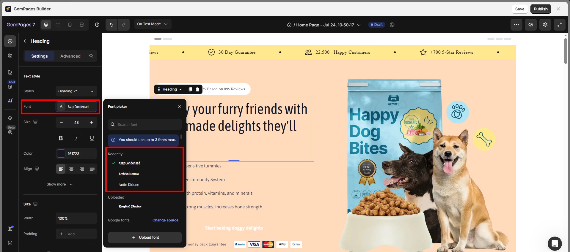 custom-font-recent-font