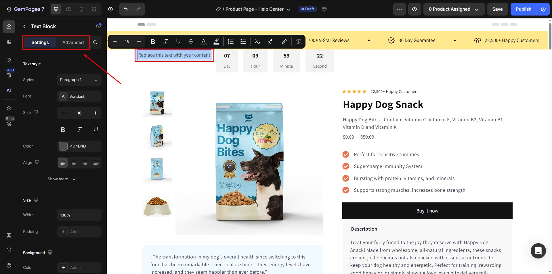 add-countdown-timer-text-setting
