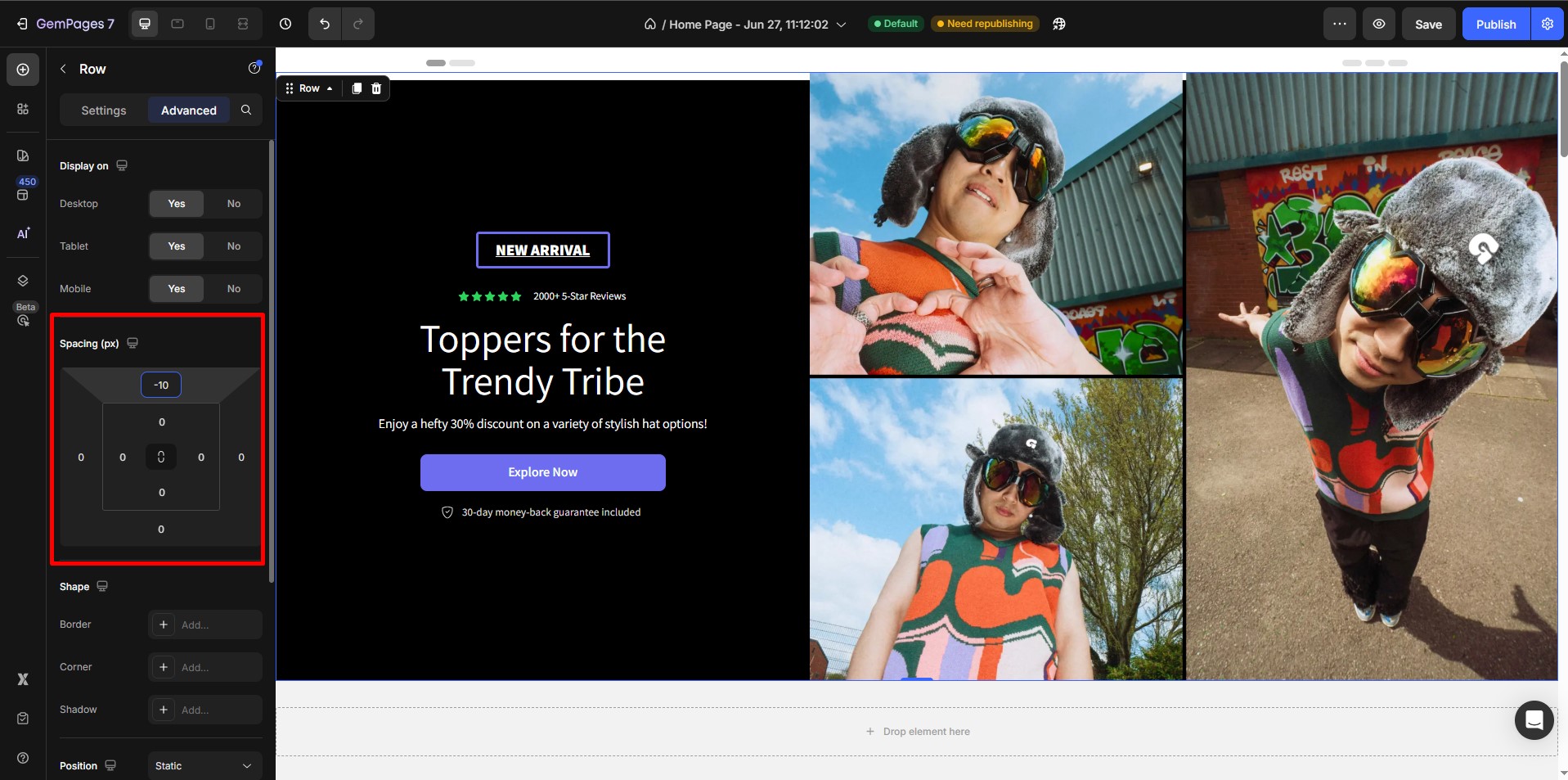 remove-spacing-header-content-negative-margin