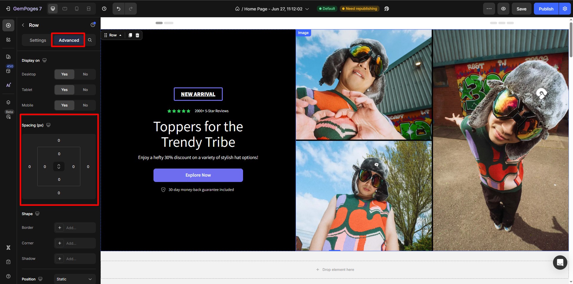 remove-spacing-header-content-advanced-tab