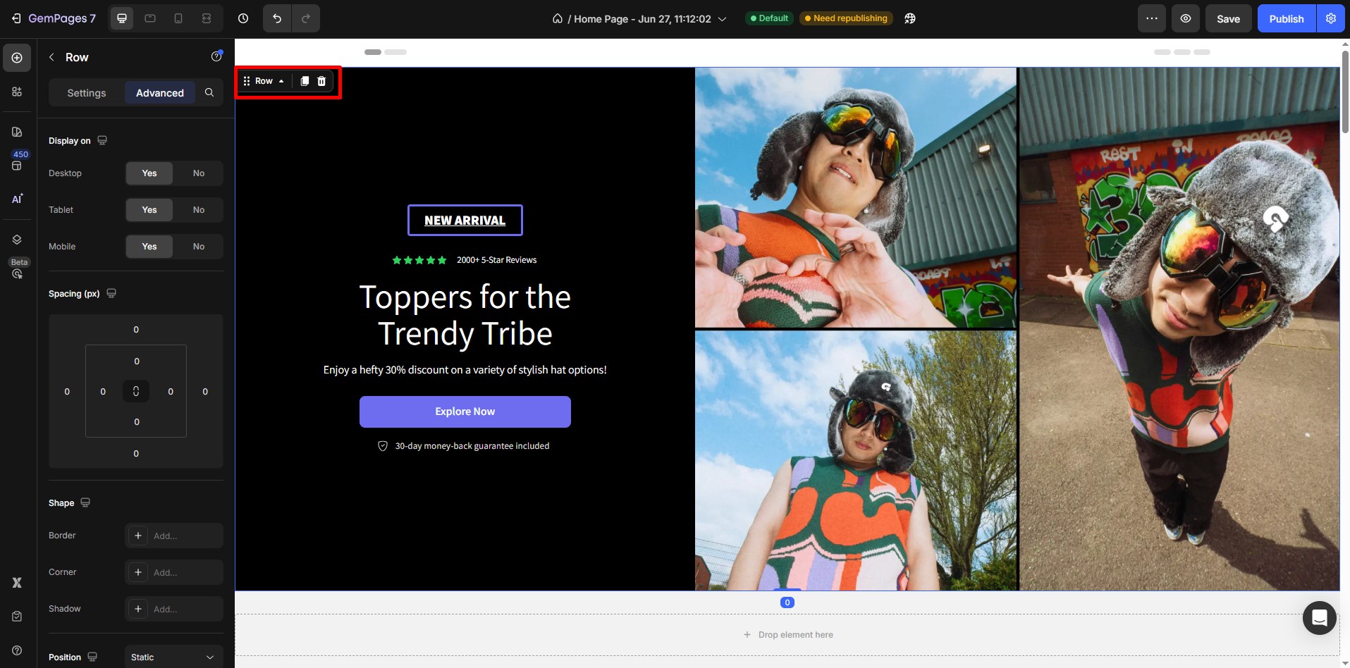 remove-spacing-header-content-select-element