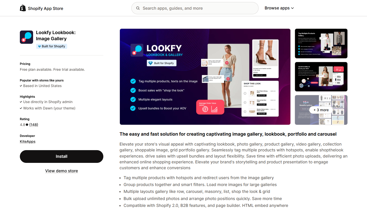 Lookfy Lookbook: Image Gallery